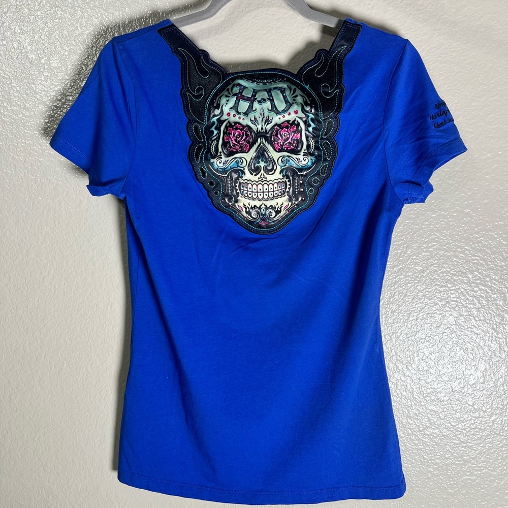 Harley-Davidson Women's Royal Blue Short Sleeve Tee